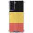 Belgium Flag Distressed Galaxy S22 Clear Case